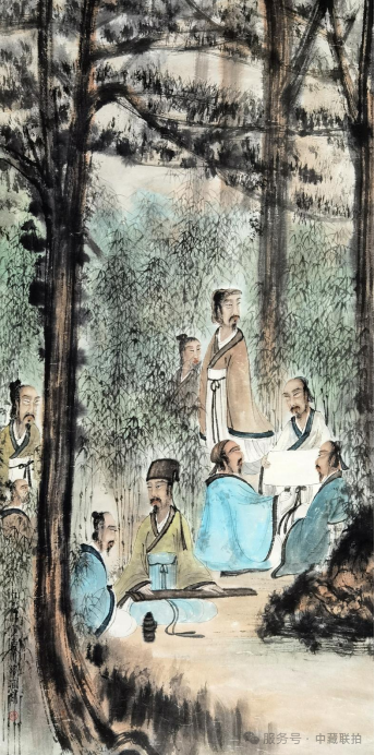 弘仁元網拍!2025新春名家書畫藝術品網拍專場(图10) 弘仁元網拍!2025新春名家書畫藝術品網拍專場(图10)