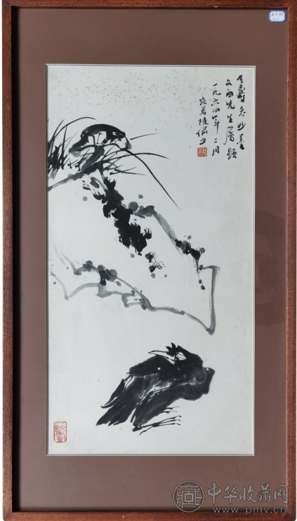 潘天寿《花鸟》精品亮相弘仁元2021夏季拍卖会！(图2)