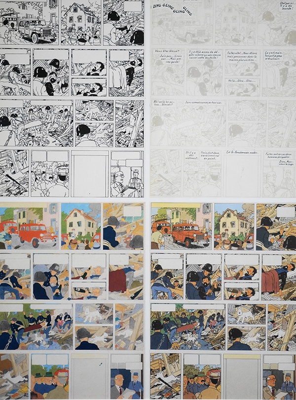 《丁丁历险记》中国元素封面画稿刷新漫画拍卖纪录(图5) 《丁丁历险记》中国元素封面画稿刷新漫画拍卖纪录(图5)
