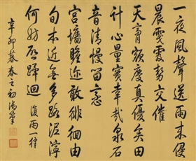 乾隆书法登上亿元宝座 帝王板块占据市场领头羊(图1) 乾隆书法登上亿元宝座 帝王板块占据市场领头羊(图1)